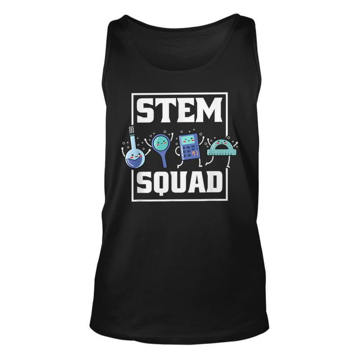 Stem Squad Science Technology Engineering Math Team  Unisex Tank Top