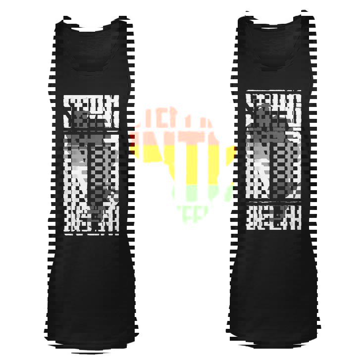 Stepping Into Junenth Remembering My Ancestors Unisex Tank Top
