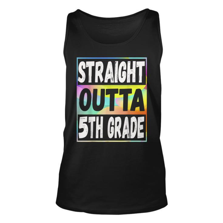 Straight Outta 5Th Grade  Colorful Base Fifth Grade Unisex Tank Top