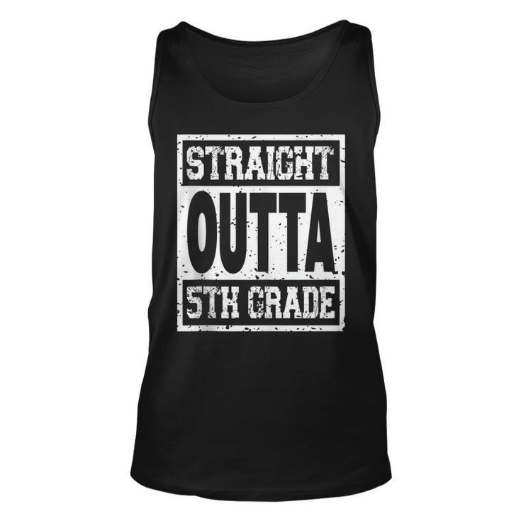Straight Outta 5Th Grade Graduation For Fifth Grader Student Tank Top