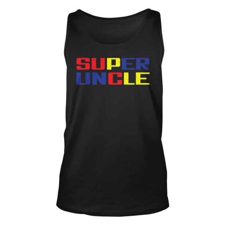 Super Uncle Worlds Best Uncle Ever Awesome Cool Uncle   Unisex Tank Top