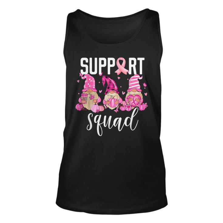 Support Squad Breast Cancer Awareness Gnomes Family Tank Top