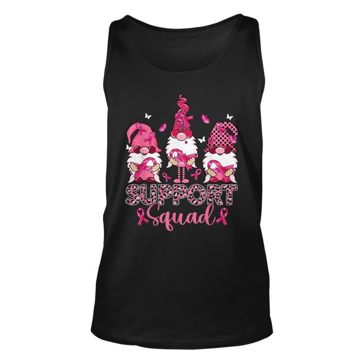 Support Squad Gnome Pink Warrior Breast Cancer Awareness Breast Cancer Awareness Tank Top