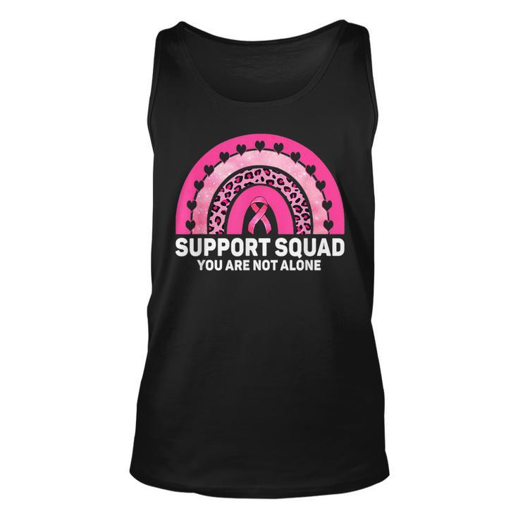 Support Squad Pink Ribbon Warrior Breast Cancer Awareness Breast Cancer Awareness Tank Top