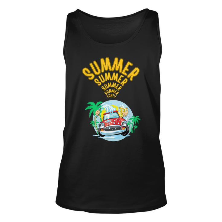 Sweet Summer  On Off Timer Free Time  Unisex Tank Top