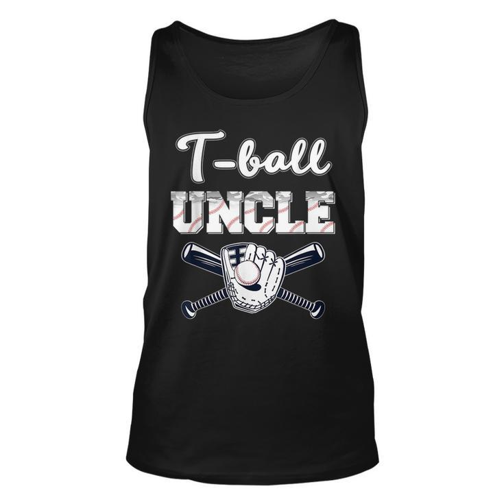T-Ball  Ball Uncle Baseball Dad Game Day Fathers Day  Unisex Tank Top