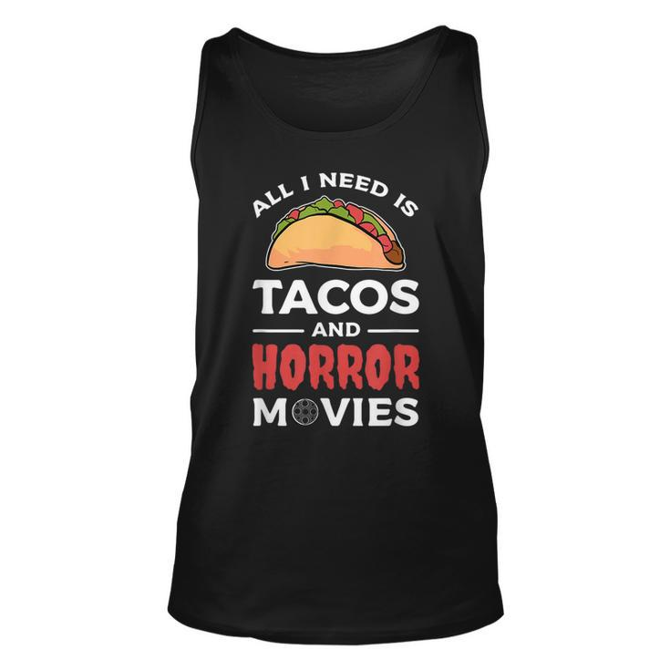 Tacos And Horror Movies Movies Tank Top