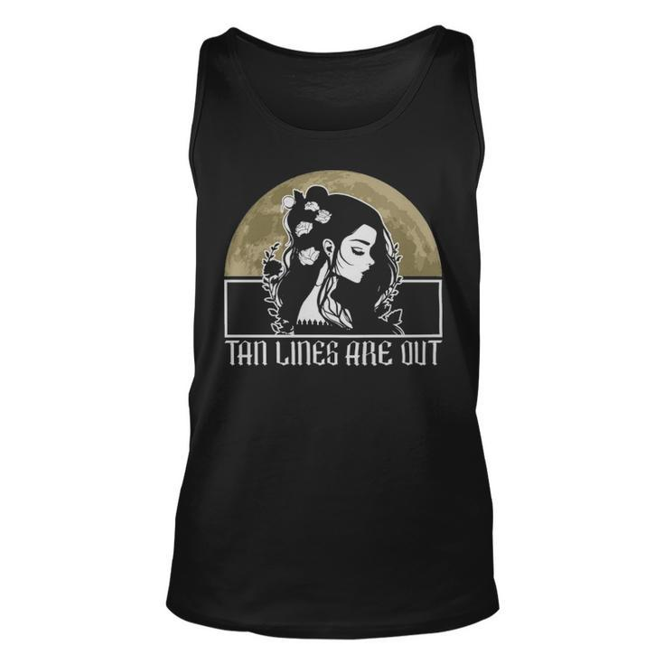 Tan Lines Are Out Moontan Gothic  - Tan Lines Are Out Moontan Gothic  Unisex Tank Top