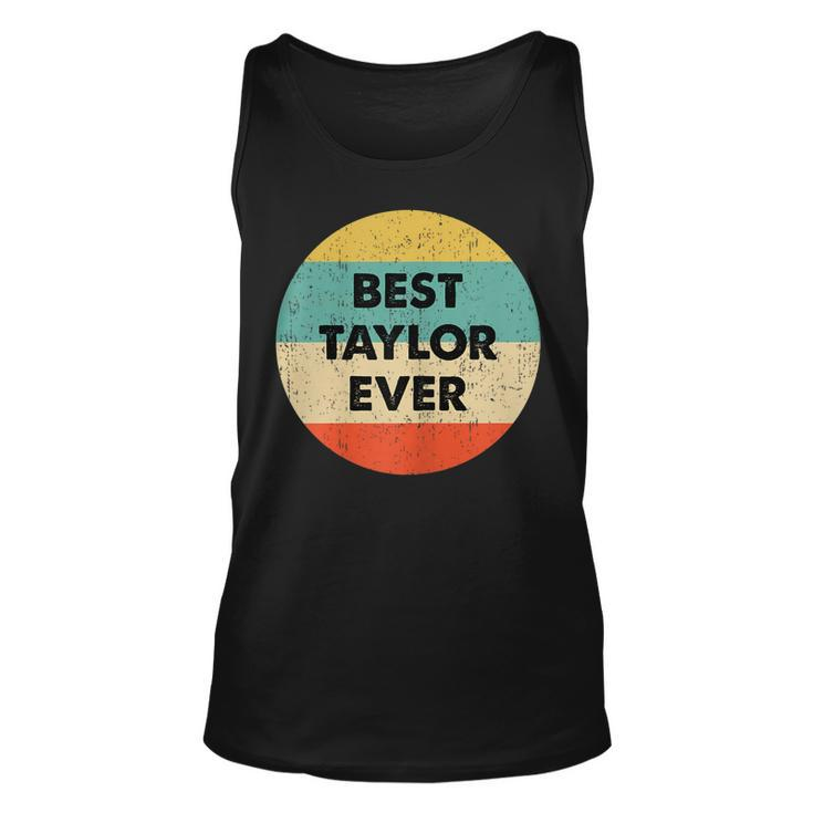 Taylor Name Gift Unisex Tank Top