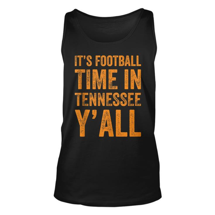 Tennessee Football It's Football Time In Tennessee Yall Vol Tank Top