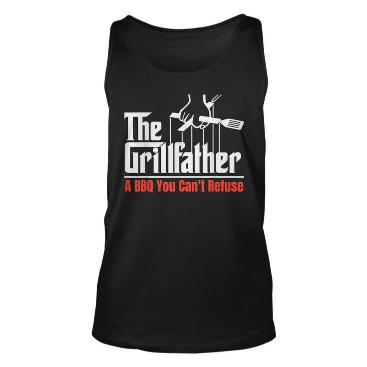 The Grillfather A Bbq You Cant Refuse - Funny Dad Bbq  Unisex Tank Top