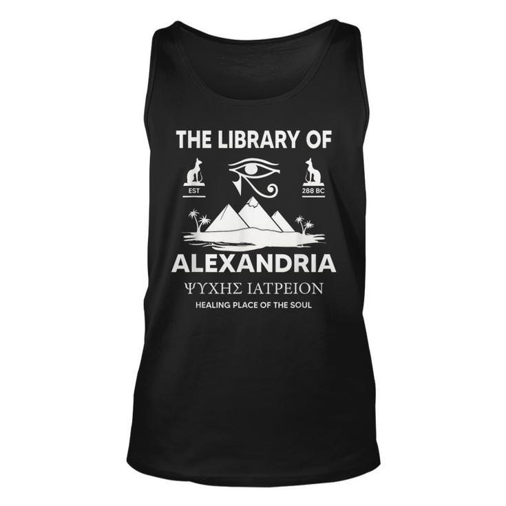 The Library Of Alexandria  - Ancient Egyptian Library  Unisex Tank Top