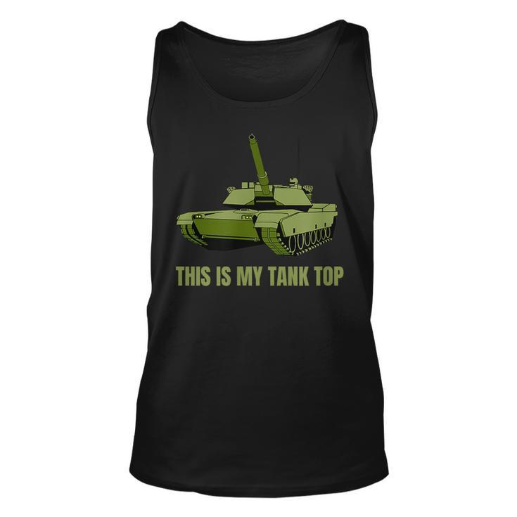 This Is My  Army Military Vehicle Funny  Unisex Tank Top