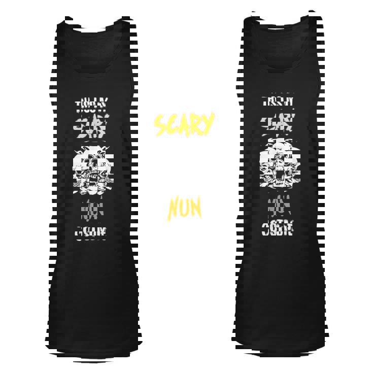 This Is My Scary Nun Costume Unisex Tank Top