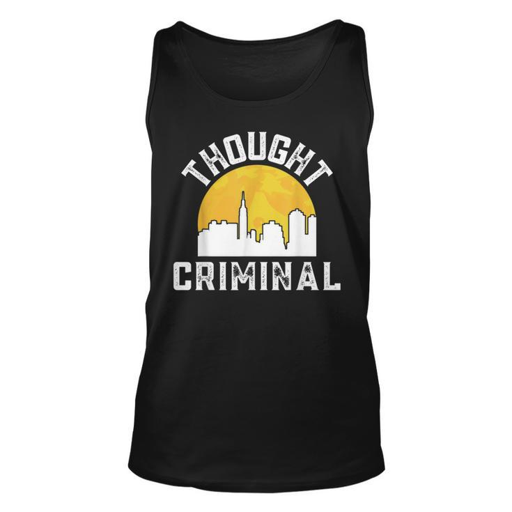 Thought Criminal Free Thinking Free Speech New Yorker Nyc  Unisex Tank Top