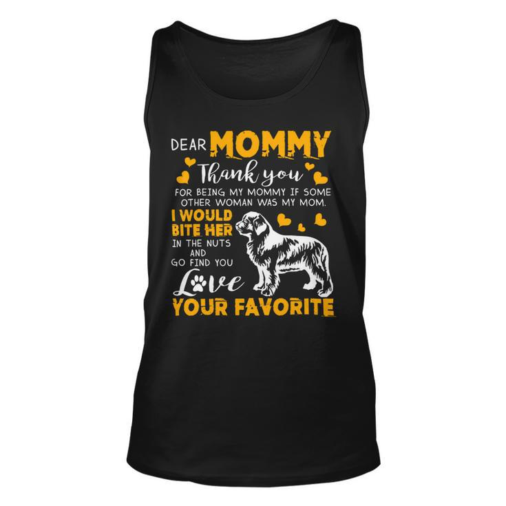 Tibetan Terrier Dear Mommy Thank You For Being My Mommy 2 Unisex Tank Top
