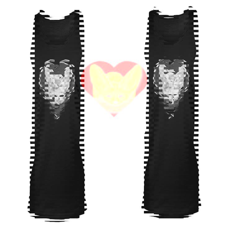 Tiny Fennec Fox Gifts For Fox Lovers Funny Gifts Unisex Tank Top
