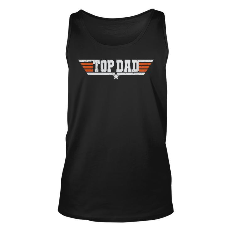 Top Dad For Father Grandpa Papa Daddy Pop Men  Unisex Tank Top