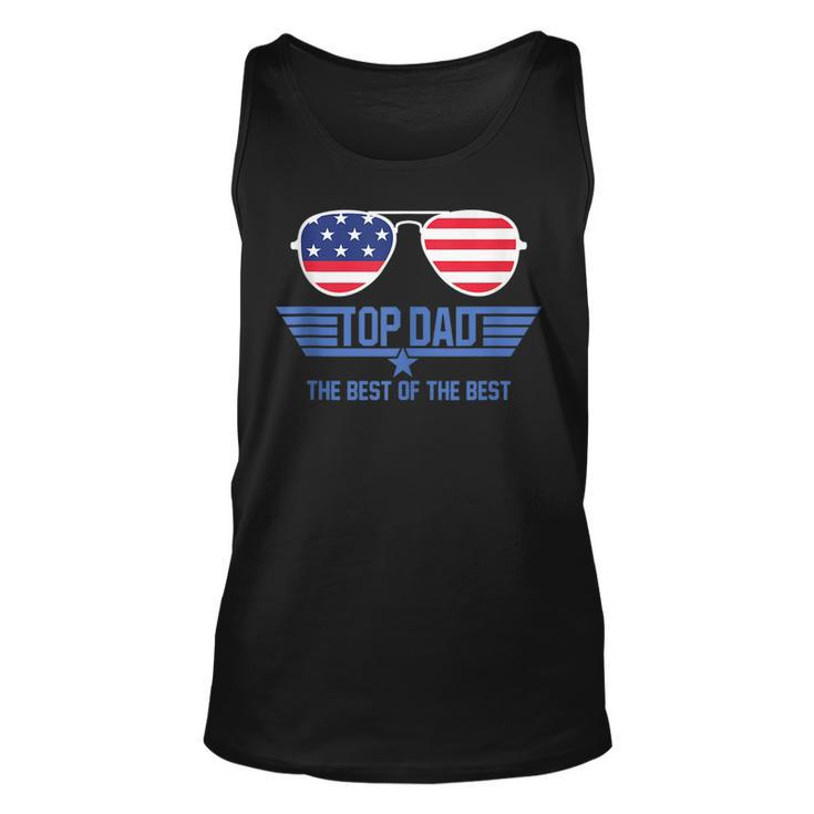 Top Dad The Best Of The Best Cool 80S 1980S Fathers Day  Unisex Tank Top