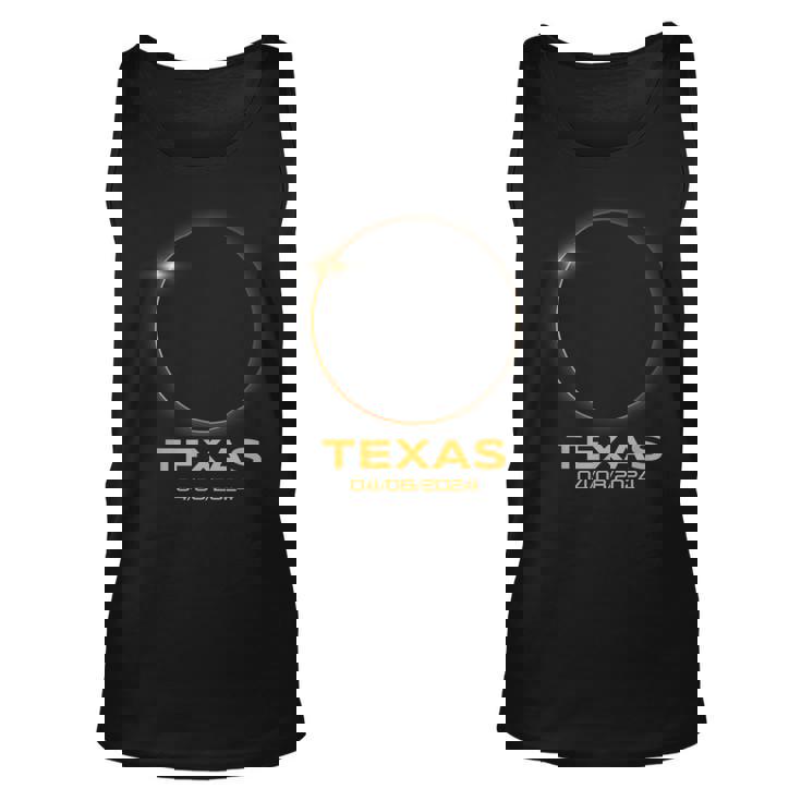 Total Solar Eclipse 2024 Totality Texas Texas And Merchandise Tank Top