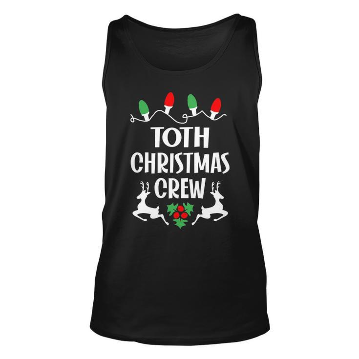 Toth Name Gift Christmas Crew Toth Unisex Tank Top