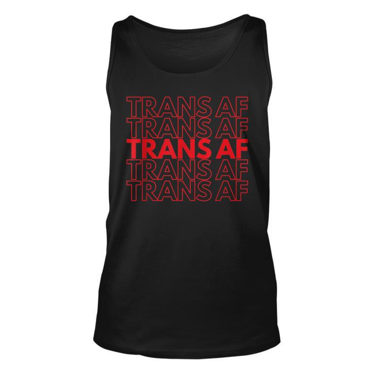 Trans Af Transgender Ftm Mtf Funny Lgbtq Pride Gift  Unisex Tank Top