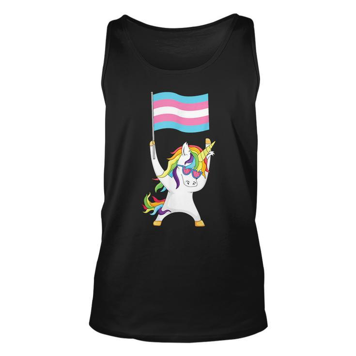 Transgender Flag Unicorn Trans Pride Lgbtqia Nonbinary Ftm  Unisex Tank Top