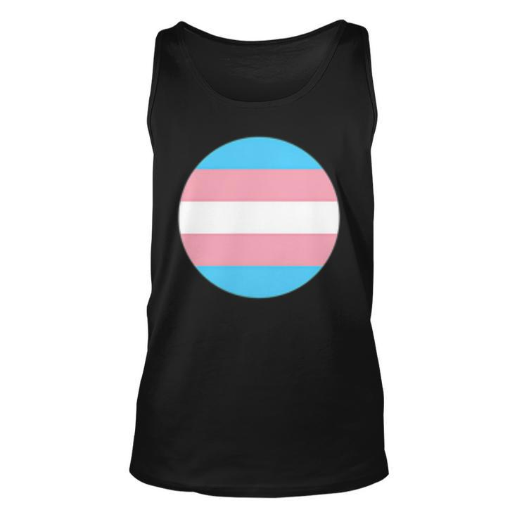 Transgender Pride Flag Circle Discreet Trans Lgbtq Ftm Mtf  Unisex Tank Top
