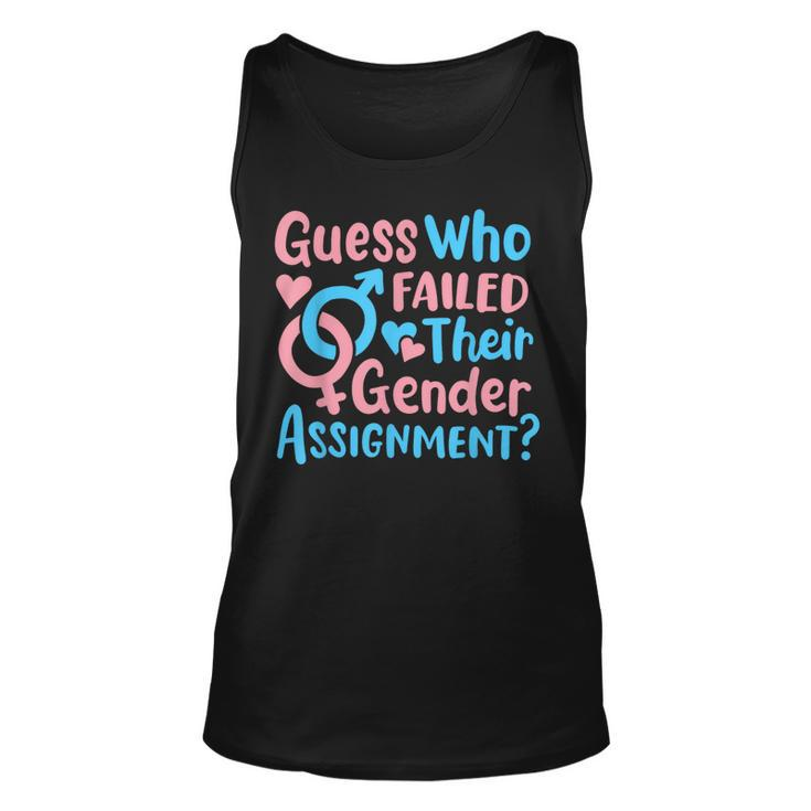 Transgender Trans Pride Gender Identity Lgbtq Transsexual  Unisex Tank Top