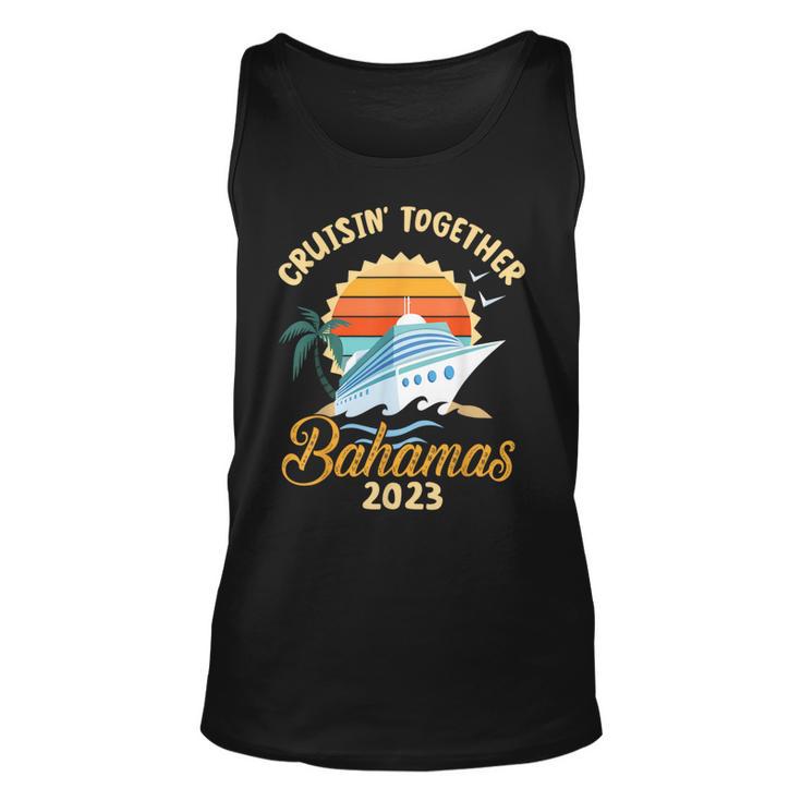 Trees Birds Beach Ship Waves Cruising Together Bahamas 2023 Tank Top