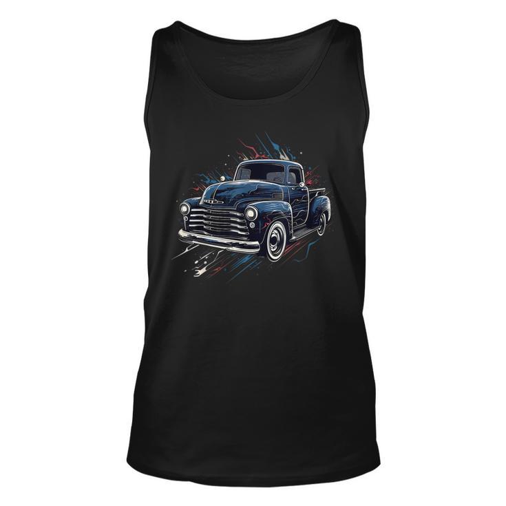 Truck Vintage Old Classic School American Pickup Retro Farm Tank Top