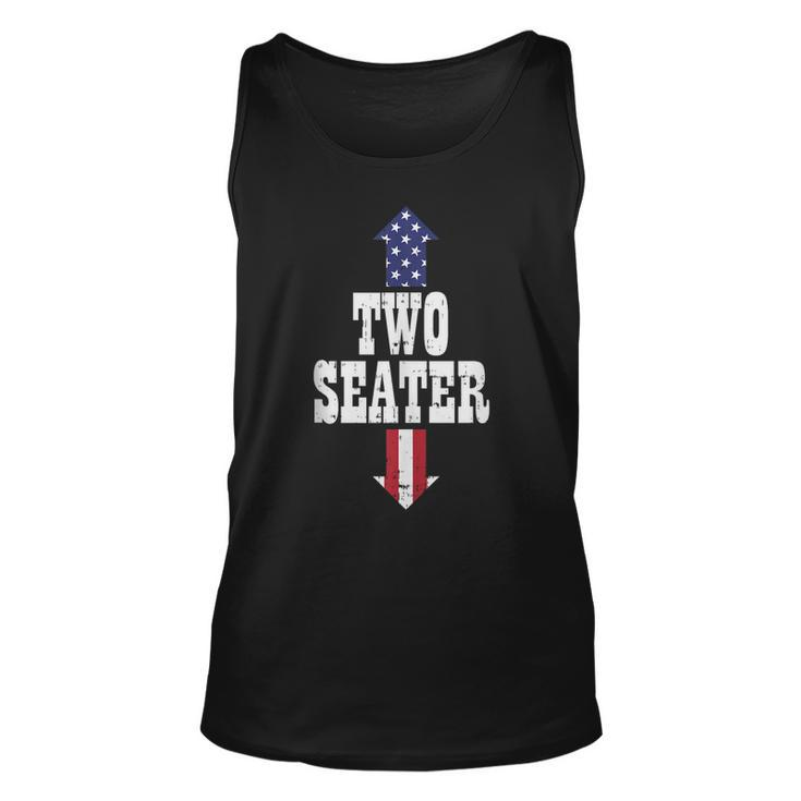 Two Seater Funny Usa 4Th Of July Party Naughty Adult Gift Unisex Tank Top