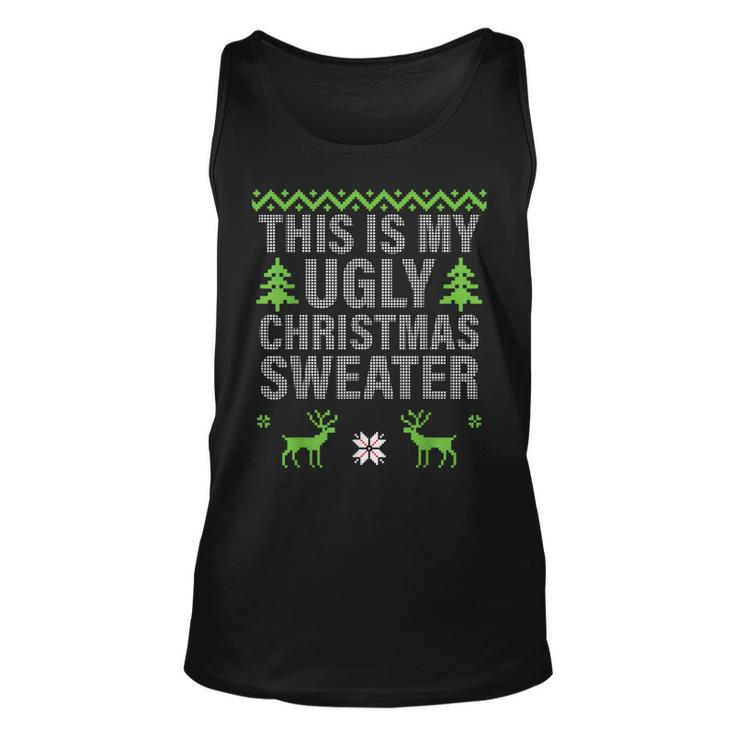 This Is My Ugly Christmas Sweater Style Tank Top