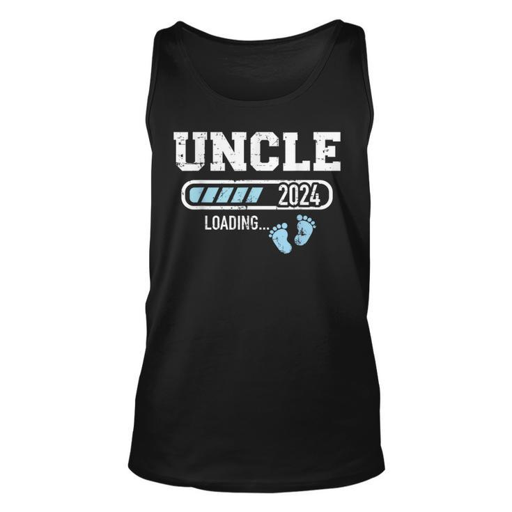 Uncle 2024 Loading For Pregnancy Announcement  Unisex Tank Top