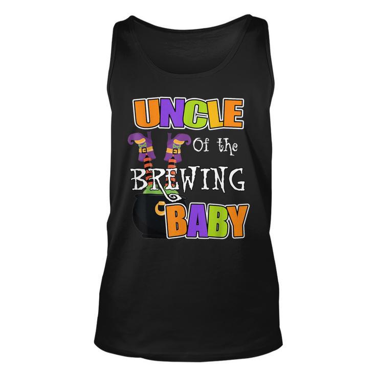 Uncle Of Brewing Baby Halloween Theme Baby Shower Spooky Tank Top