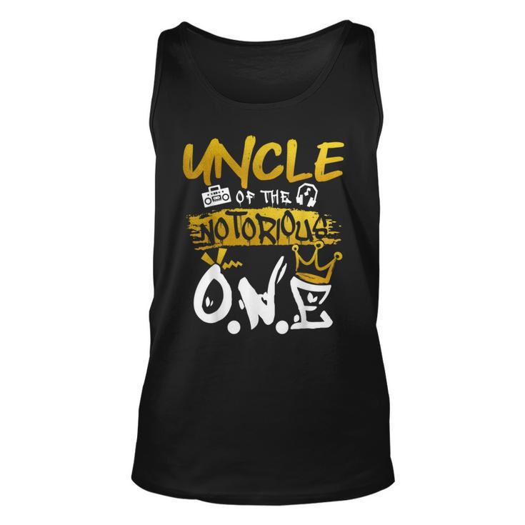 Uncle Of The Notorious One Old School Hip Hop 1St Birthday  Unisex Tank Top