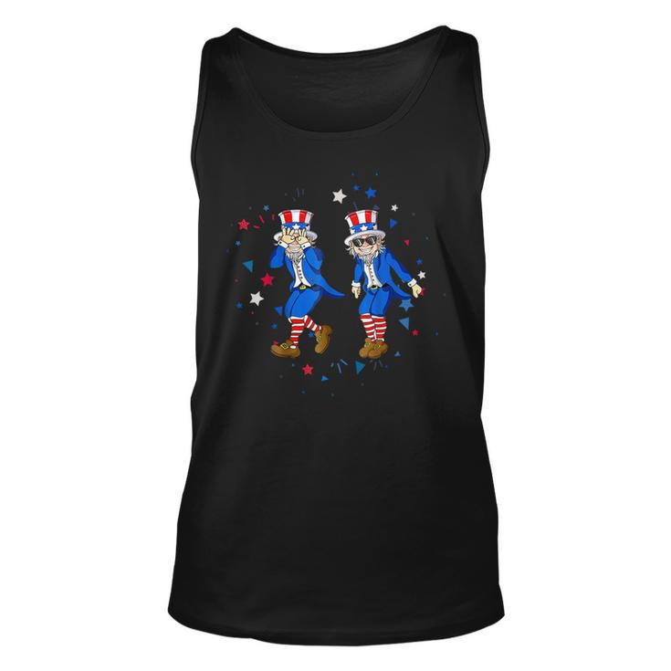 Uncle Sam Griddy 4Th Of July Fourth Funny Dance Unisex Tank Top