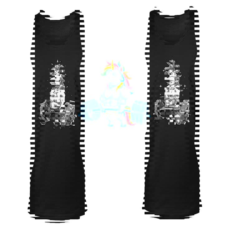 Unicorn Weightlifting - Mens Standard Unisex Tank Top
