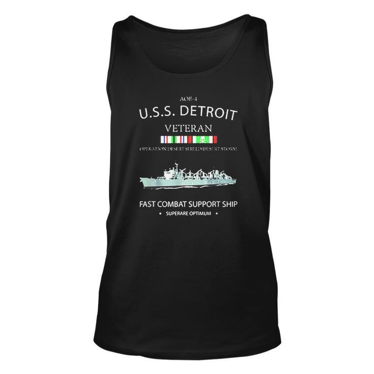 Uss Detroit Veteran  Unisex Tank Top