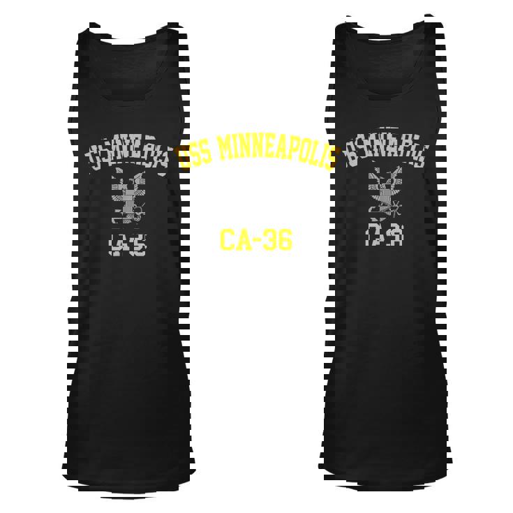 Uss Minneapolis Ca36 Unisex Tank Top