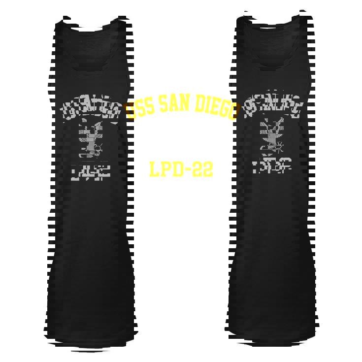 Uss San Diego Lpd22 Unisex Tank Top