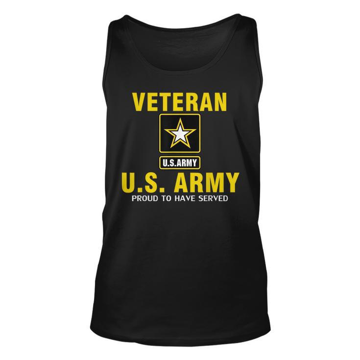 Veteran Us Army Proud To Have Served  Cool Gift Unisex Tank Top