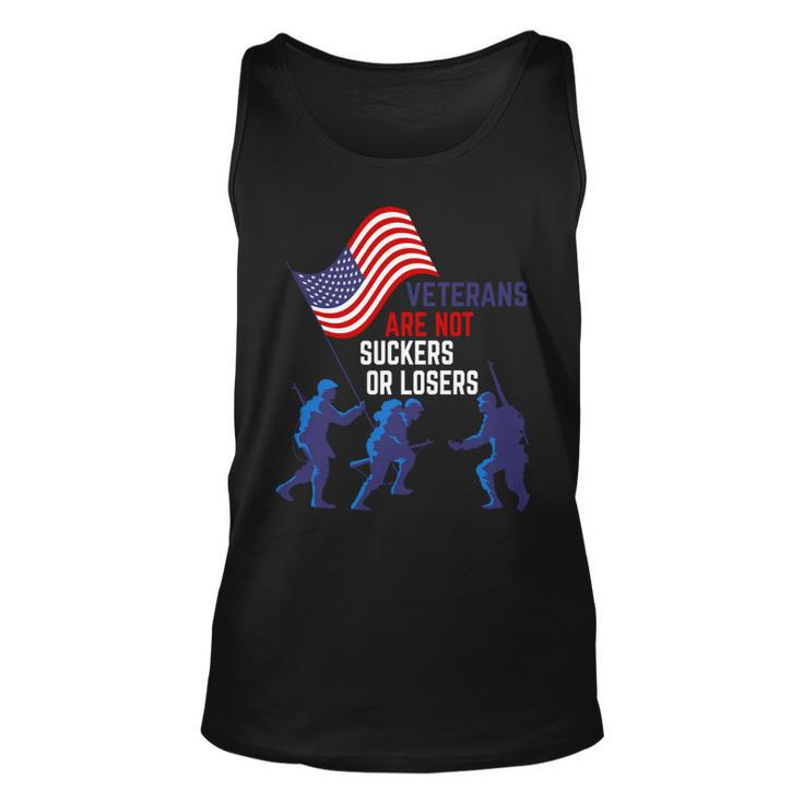 Veteran Vets Day Are Not Suckers Or Losers 64 Veterans Unisex Tank Top