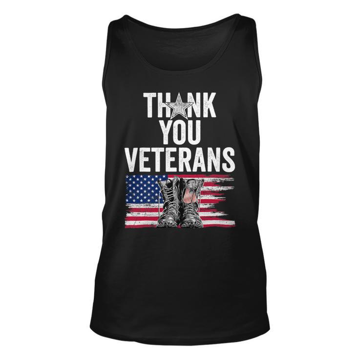 Veteran Vets Thank You Veterans Shirts Proud Veteran Day Dad Grandpa 344 Veterans Unisex Tank Top