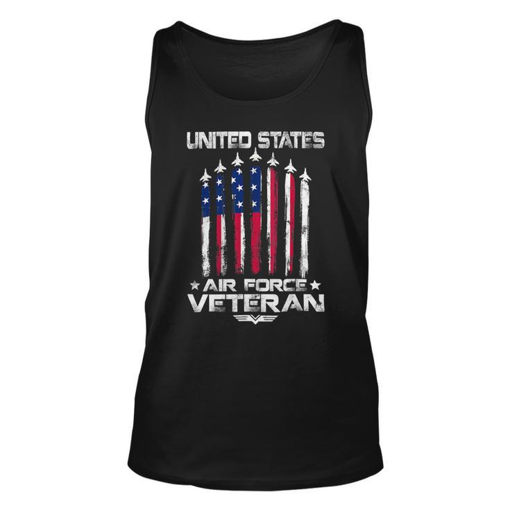 Veteran Vets US Air Force Us Veterans 4Th Of July American Flag 110 Veterans Unisex Tank Top