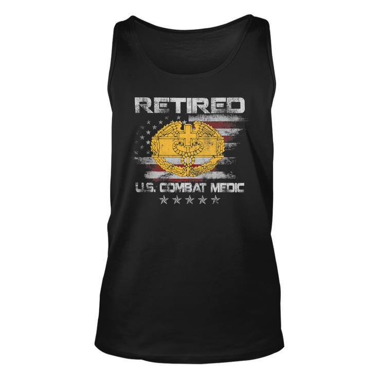 Veteran Vets US Army Retired Combat Medic Proud Veteran Medical Military 149 Veterans Unisex Tank Top