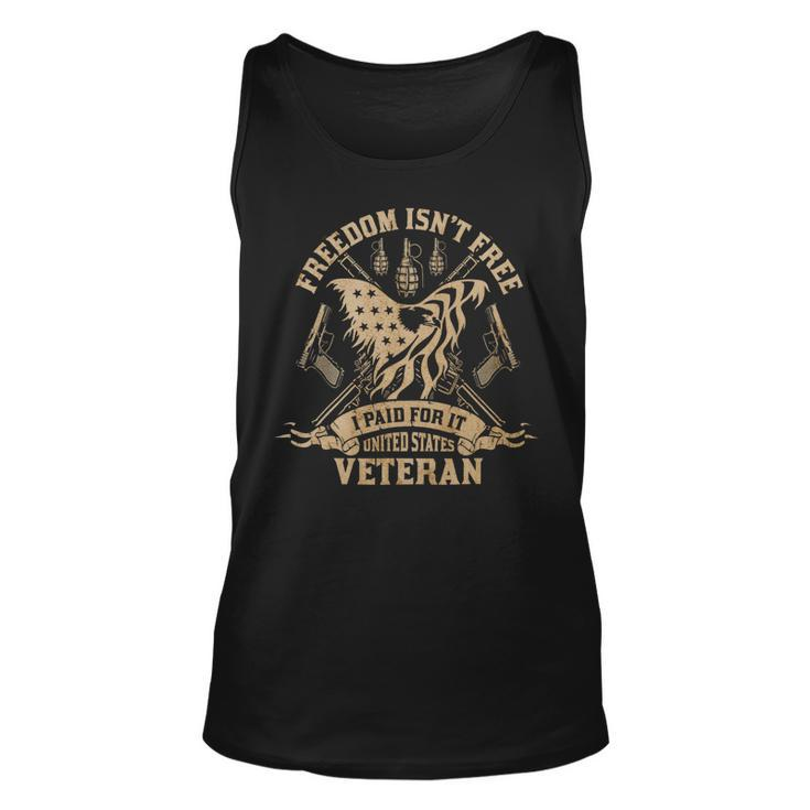 Veteran Vets Us Army Veteran 2 Veterans Unisex Tank Top