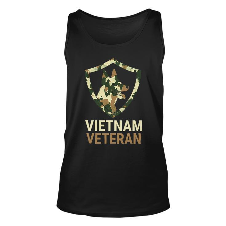 Veteran Vets Vietnam Veteran Dog Handler K9 Veterans Unisex Tank Top