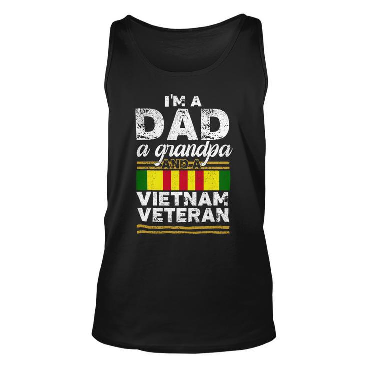 Veteran Vets Vintage Dad Grandpa Vietnam Veteran Shirt Funny Men Gifts Veterans Unisex Tank Top