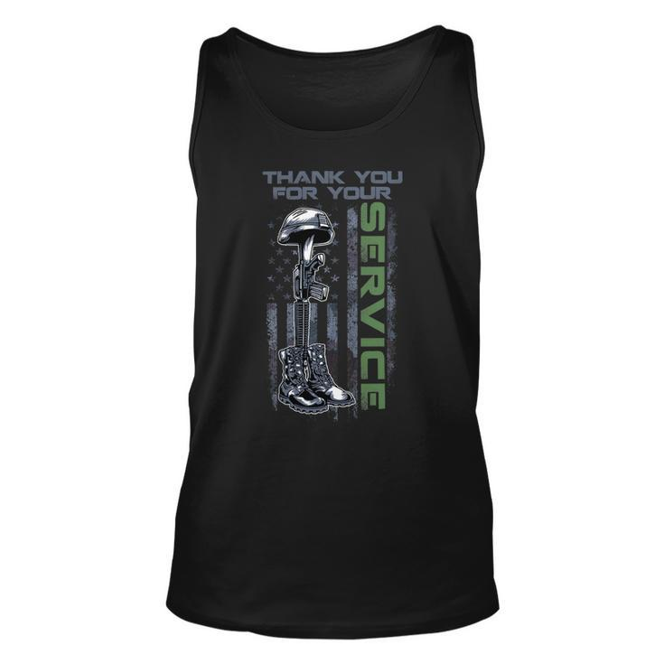 Veterans Day Thank You For Your Service 45 Unisex Tank Top
